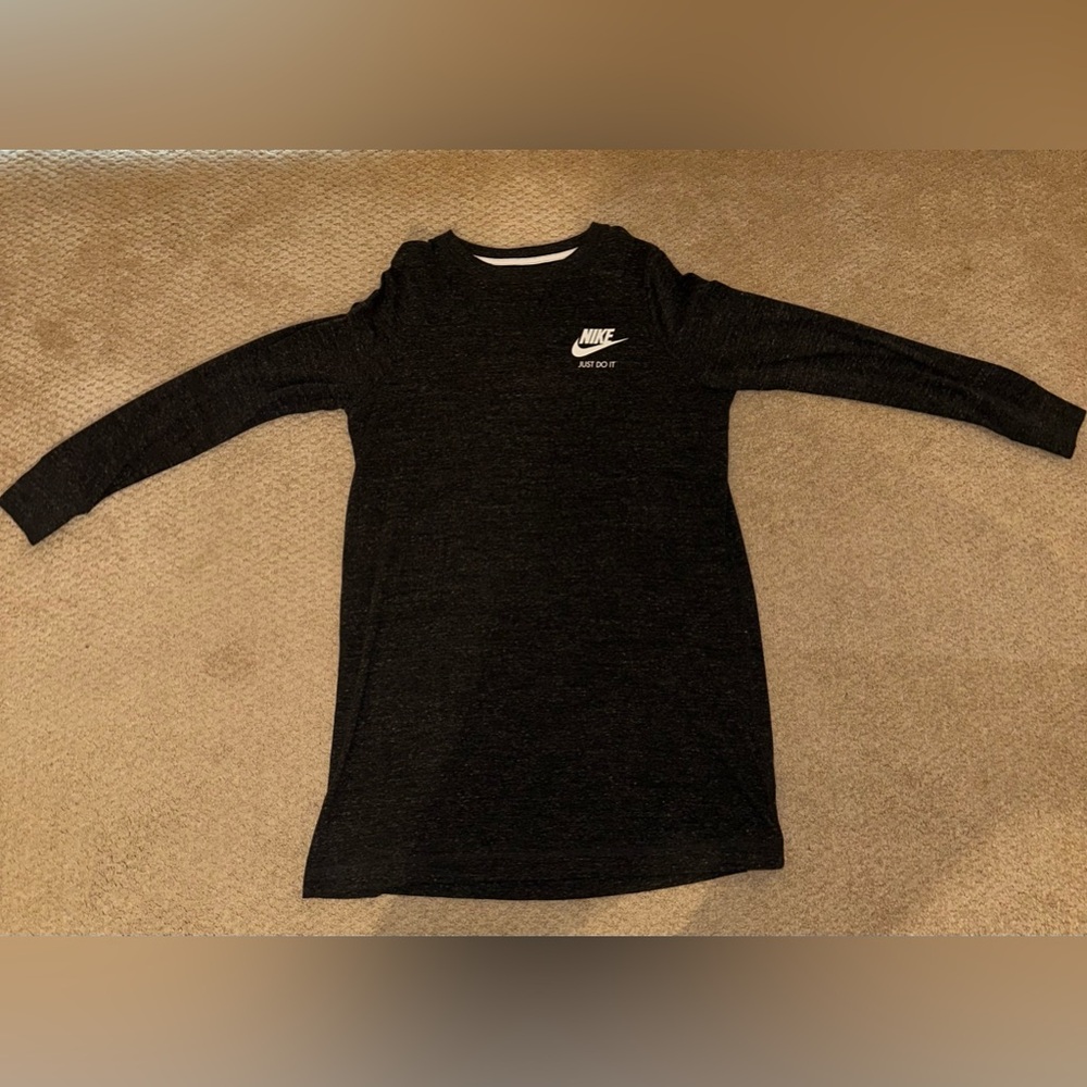 Barely Worn Nike Dark Grey T-Shirt Dress Size Large